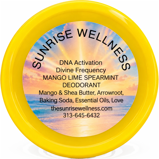 Mango Lime Spearmint Natural Deodorant – Sunrise Wellness - 4oz